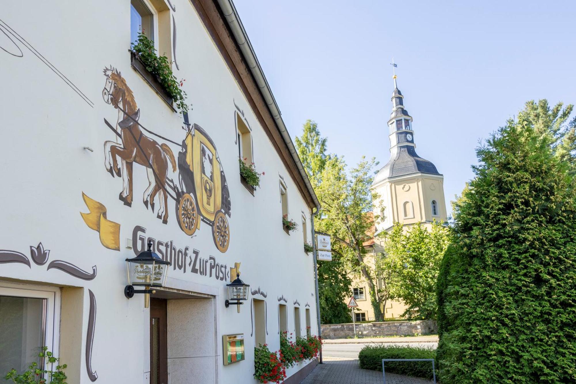Hotel Zur Post Pirna Exterior foto